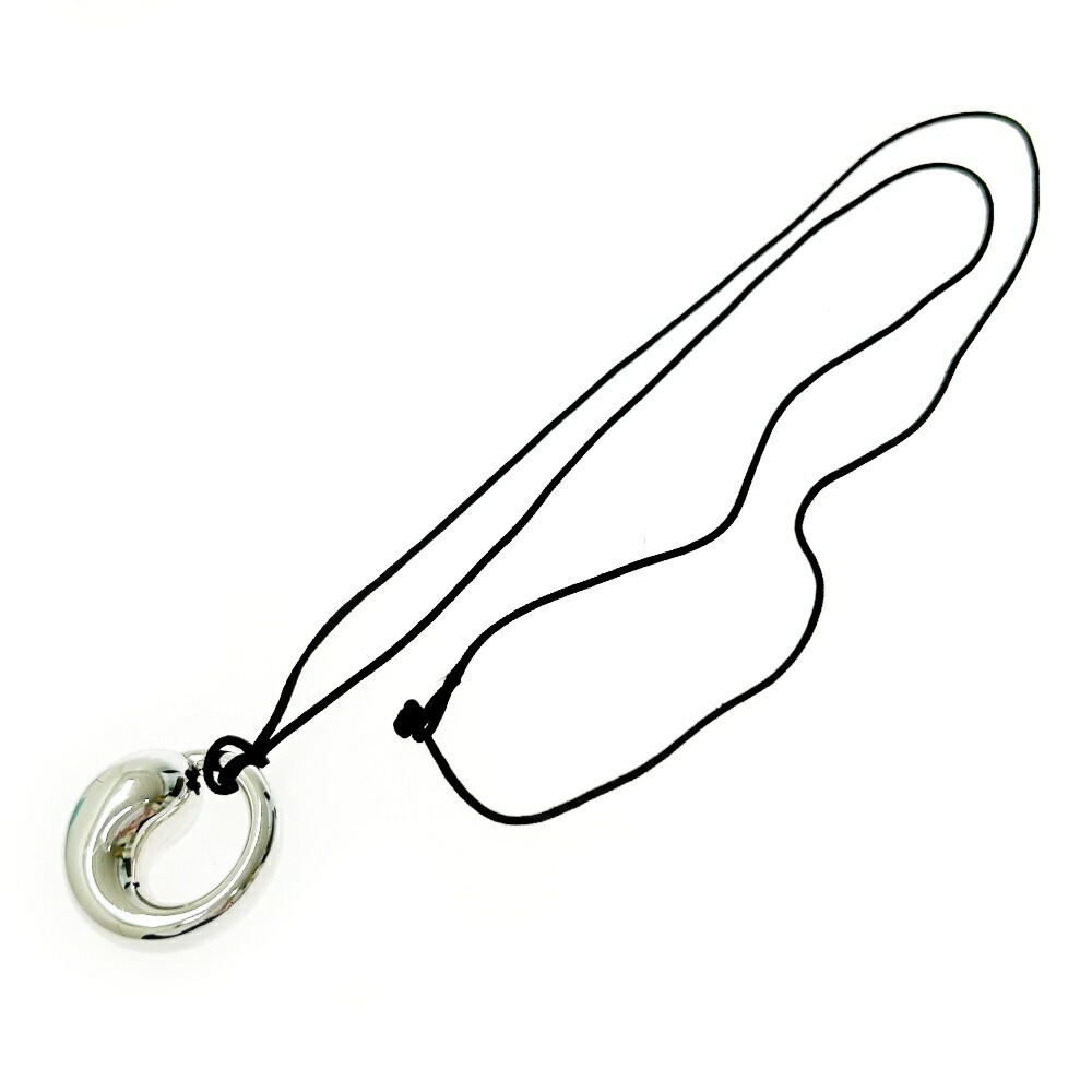 TIFFANY Co Silver Eternal Circle Necklace